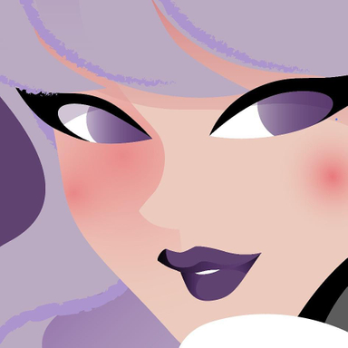 Violette 💜 #wip #illustration #vector #character #dessin #illustratrice