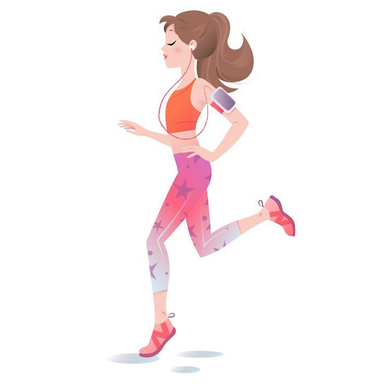Run girl run 
#illustration #artiste #digitalart #runner #running #girl #sport