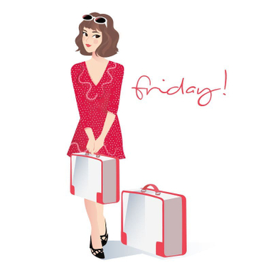 Youhou ! 🍃👐😄
Bon weekend les amis ! 
#illustration #illustratrice #friday #characterdesign #weekend #virginiaillustration