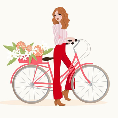 Un vélo spécial 🍊
#illustration #characterdesign #girls #illustratrice #orange